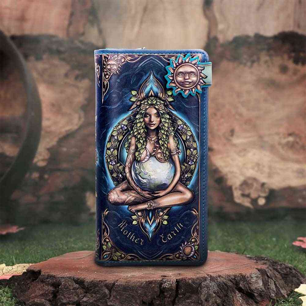 Nemesis Now - Mother Earth Embossed Purse Ladies wallet - Multicolours